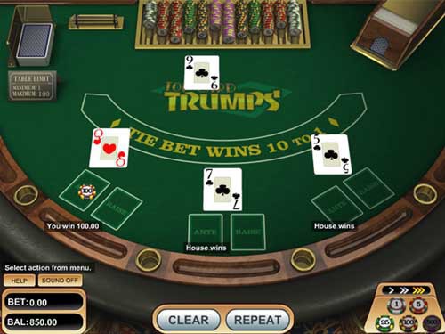 Top Card Trumps Game Logo