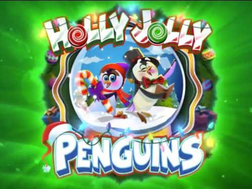 Holly Jolly Penguins Game Logo