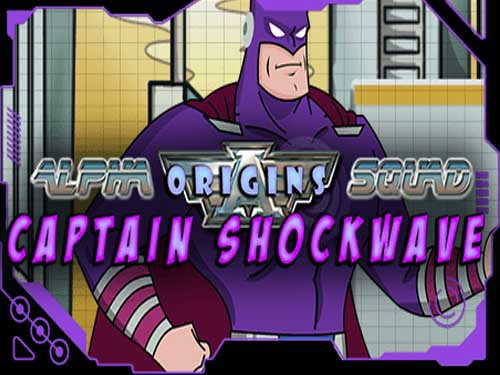Alpha Squad Origins Captain Shockwave Game Logo