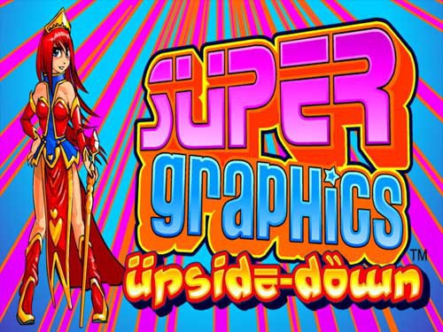 Super Graphics Upsidedown Game Logo