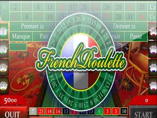 French Roulette 2D Game Logo