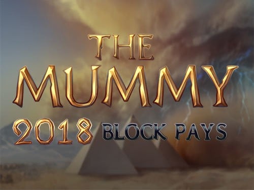 The Mummy 2018 Block Pays Game Logo