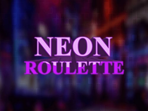 Neon Roulette Game Logo