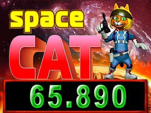 Space Cat Game Logo
