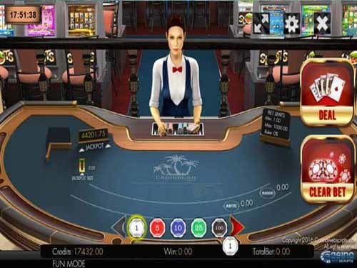 Caribbean Poker 3D Dealer Game Logo