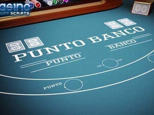 Punto Banco 2D Game Logo