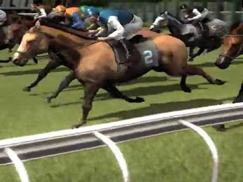 Virtual Racebook 3D Game Logo