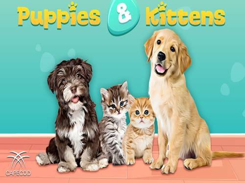Puppies & Kittens Game Logo