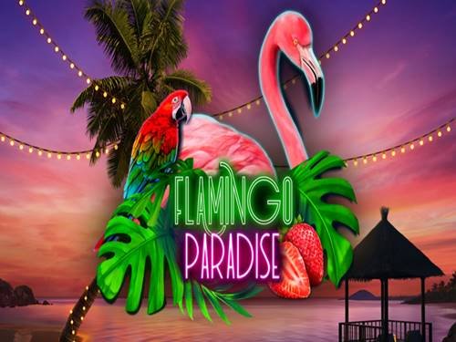 Flamingo Paradise Game Logo