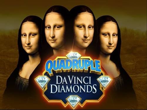 Quadruple Da Vinci Diamonds Game Logo
