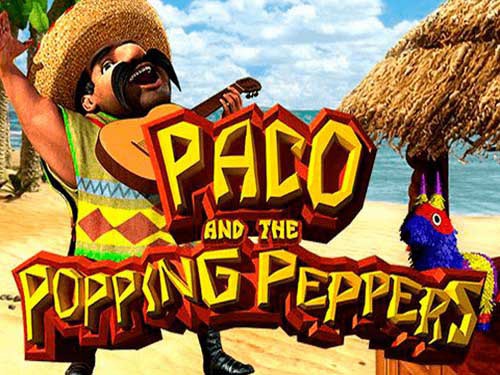 Paco and the Popping Peppers Game Logo