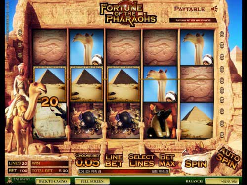 Fortune of the Pharaohs Game Logo