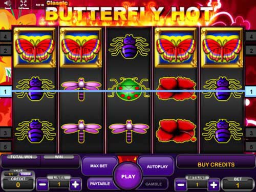 Butterfly Hot Game Logo