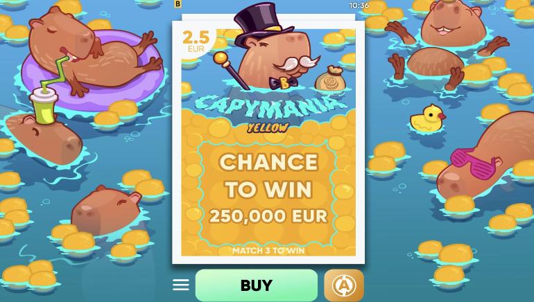 Capymania Yellow Screenshot