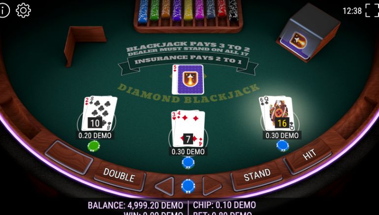 Diamond Blackjack Screenshot