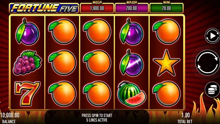 Fortune Five Slot by Gamebeat