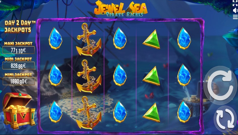 Jewel Sea Pirate Riches Slot by Fugaso