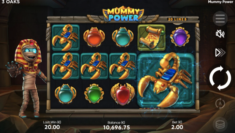 Mummy Power Slot by 3 Oaks