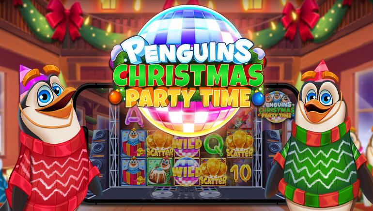 Penguins Christmas Party Time Screenshot