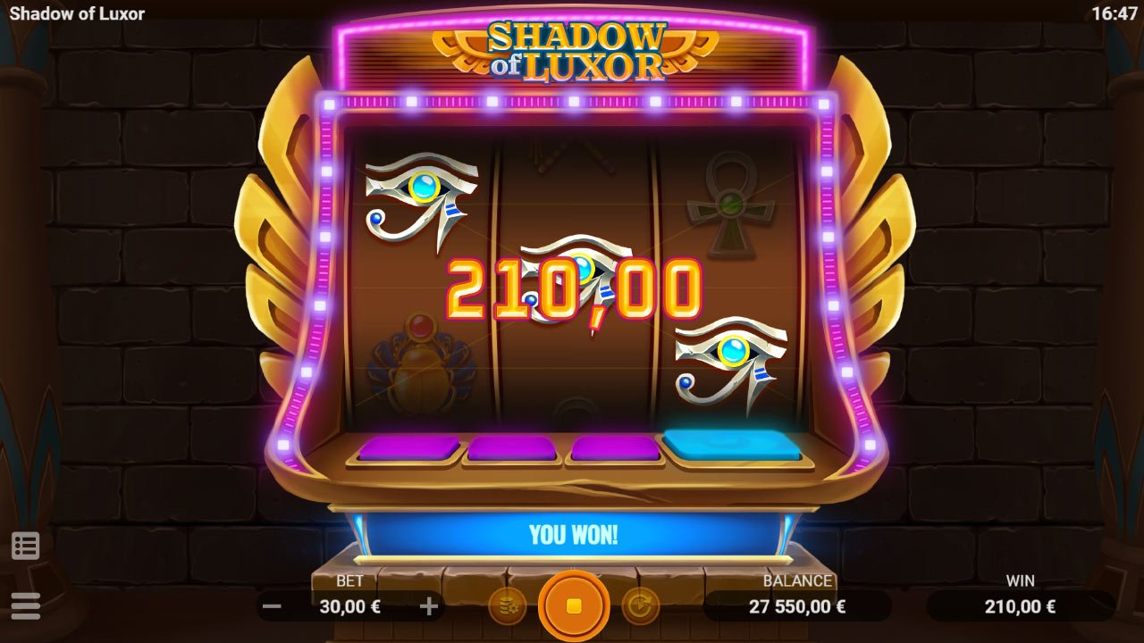 Shadow of Luxor Jackpot by Evoplay
