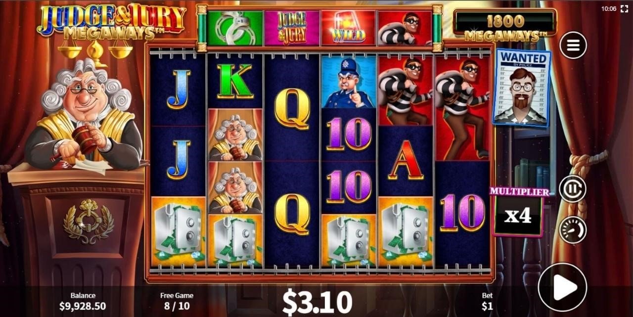 Judge and Jury Megaways slot