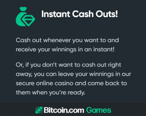 Bitcoin Casino - instant payouts