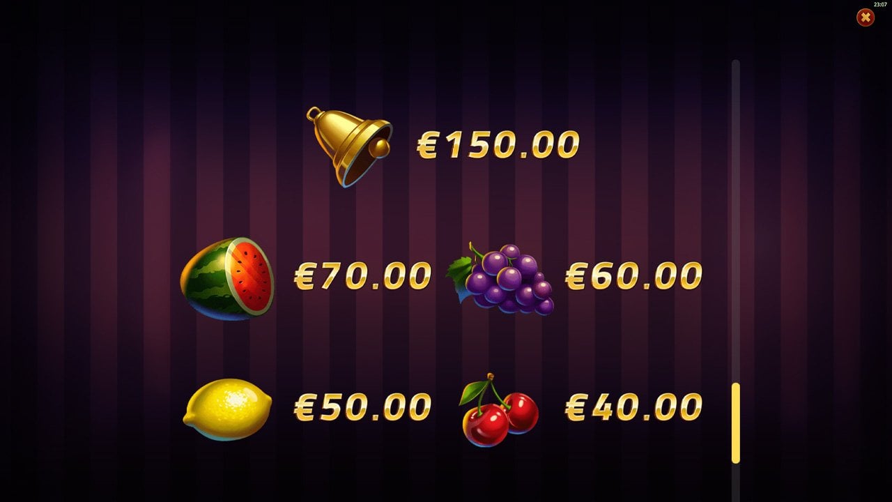 Lightning Joker - Medium paying symbols