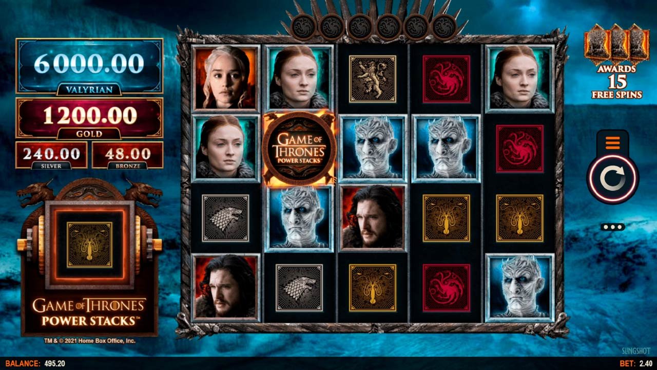 Game of Thrones Power Stack by Microgaming
