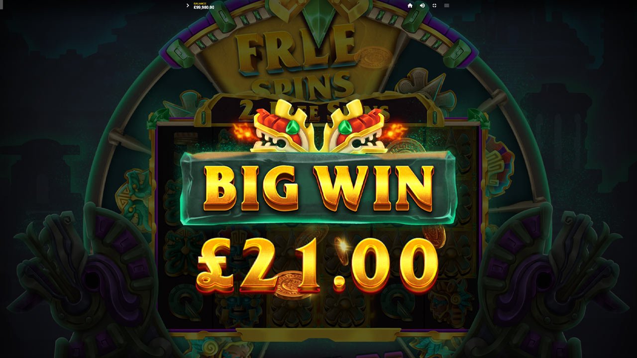 Aztec Spins - Big Win