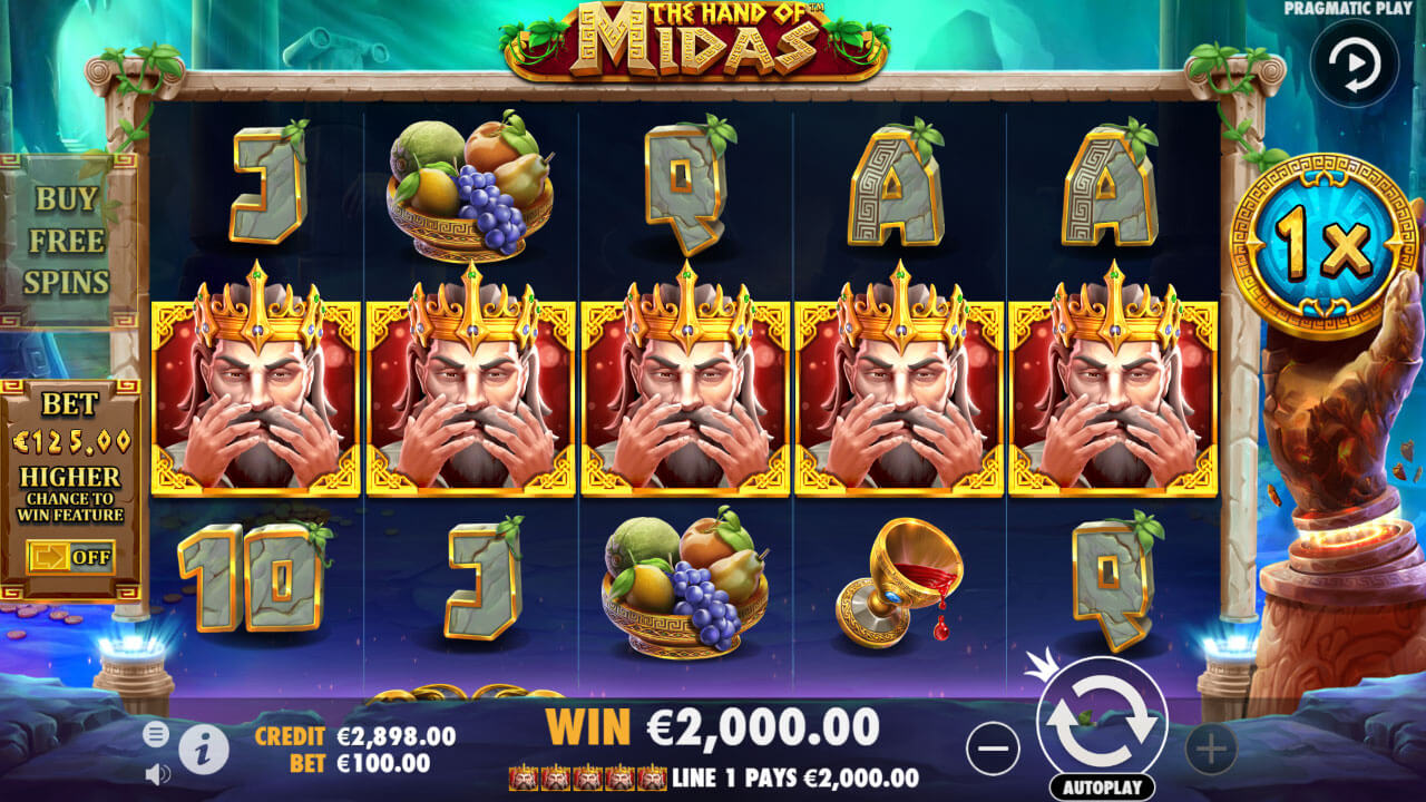 The Hand of Midas slot by Pragmatic Play