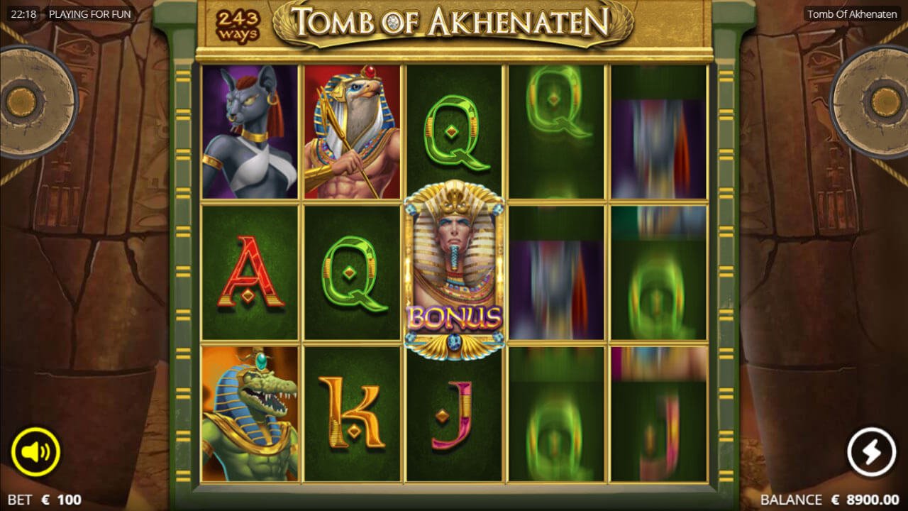Tomb of Akhenaten by NoLimit City