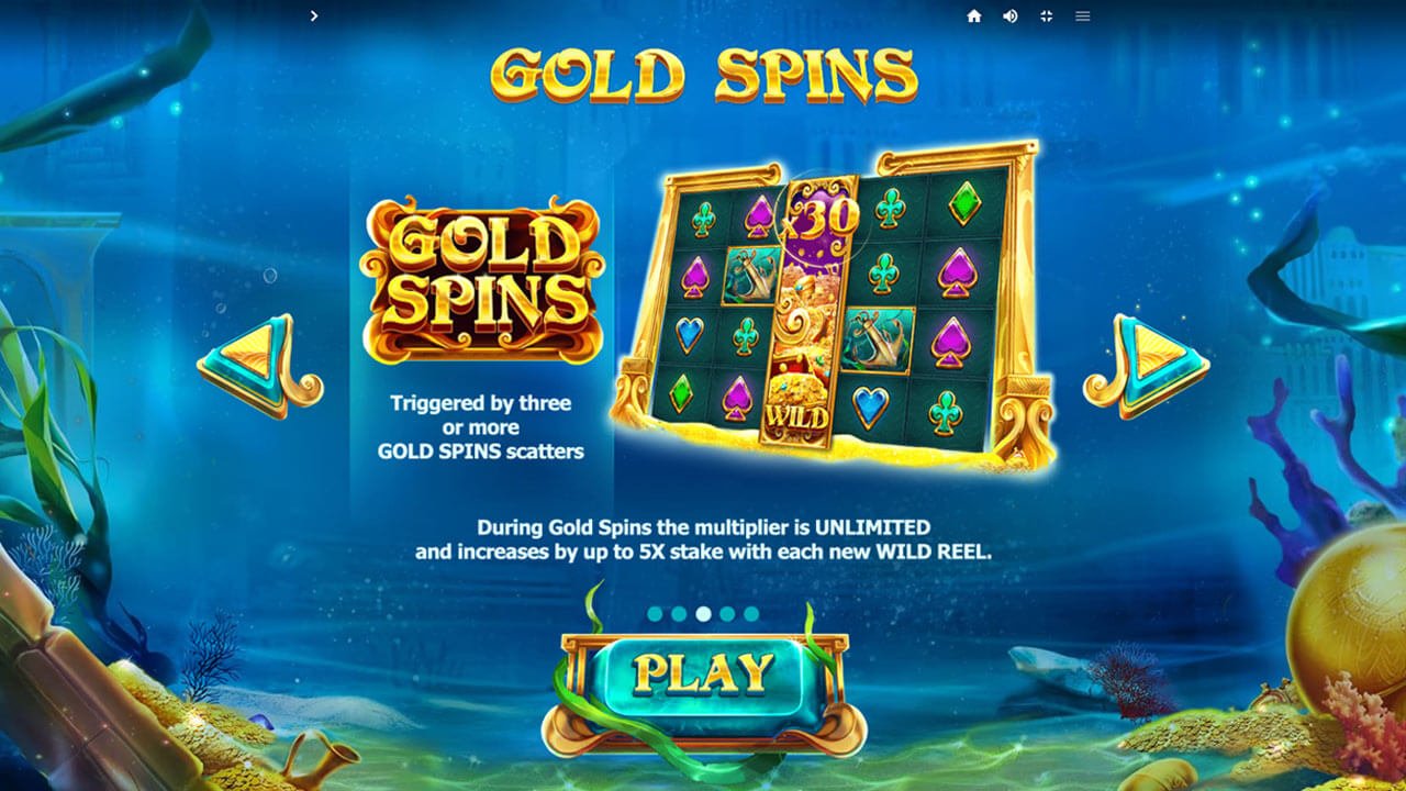 Atlantis slot - Gold Spins