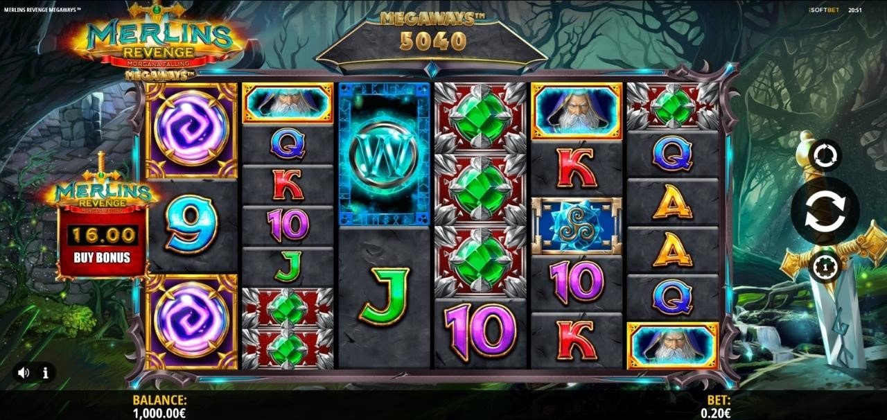 Merlins Revenge Megaways slot