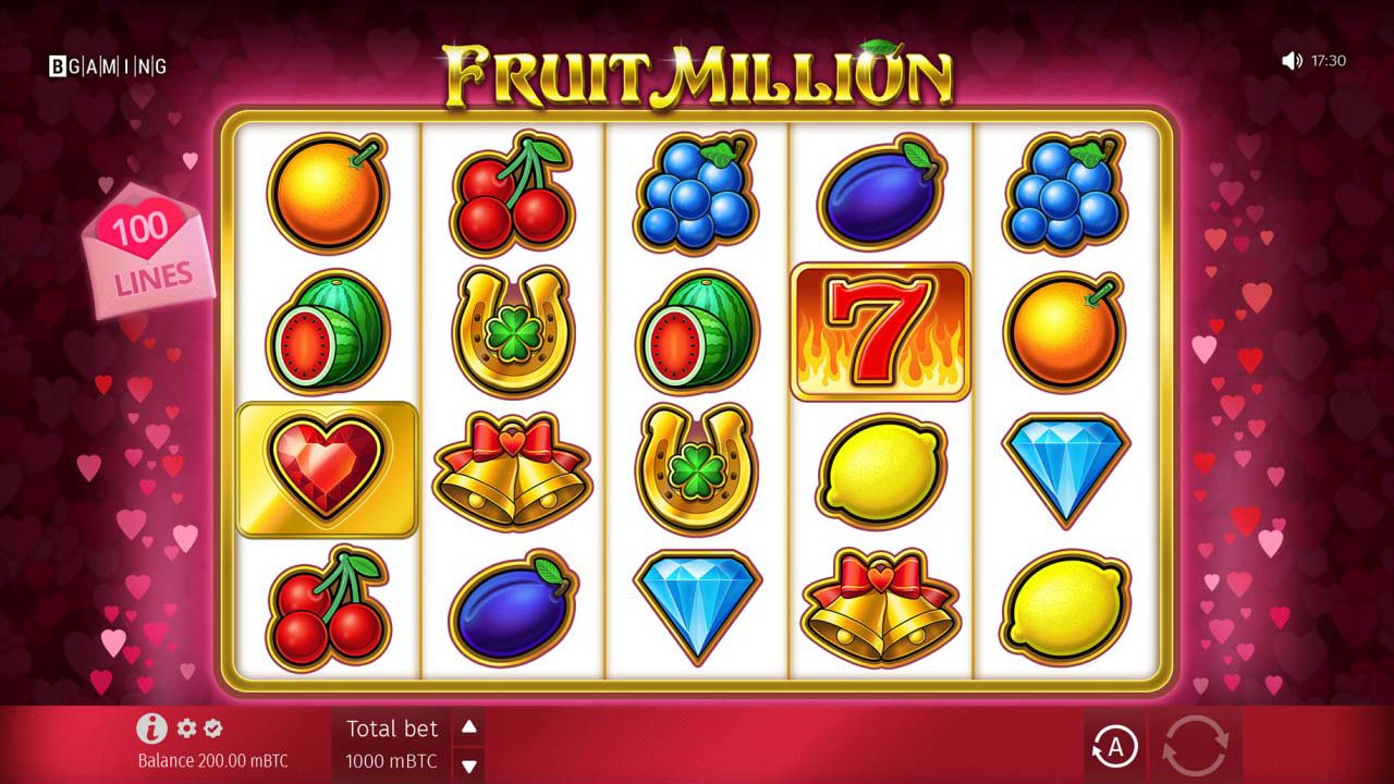 Fruit Million slot - BGaming Valentines Edition