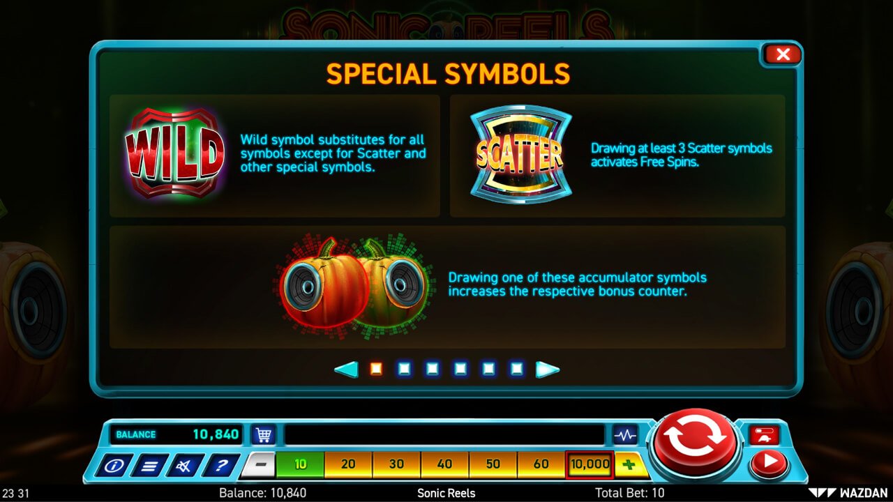 Sonic Reels - Special Symbols