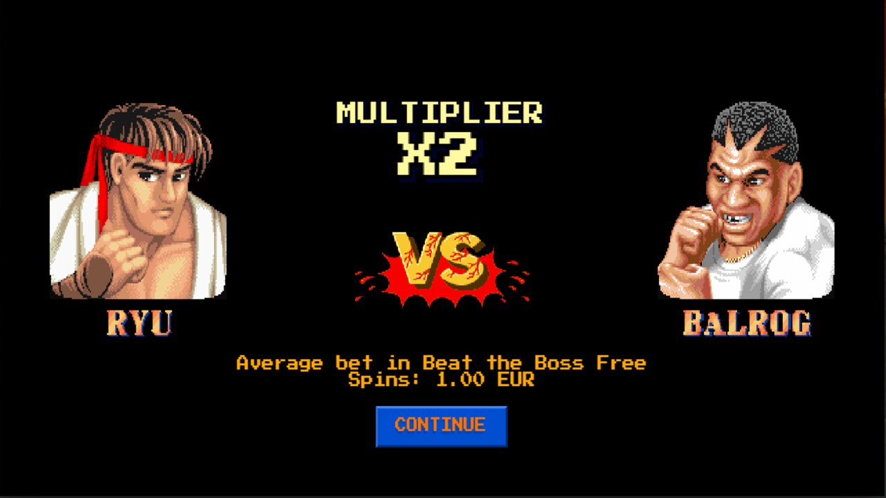 Street Fighter II - Beat the Boss Free Spins
