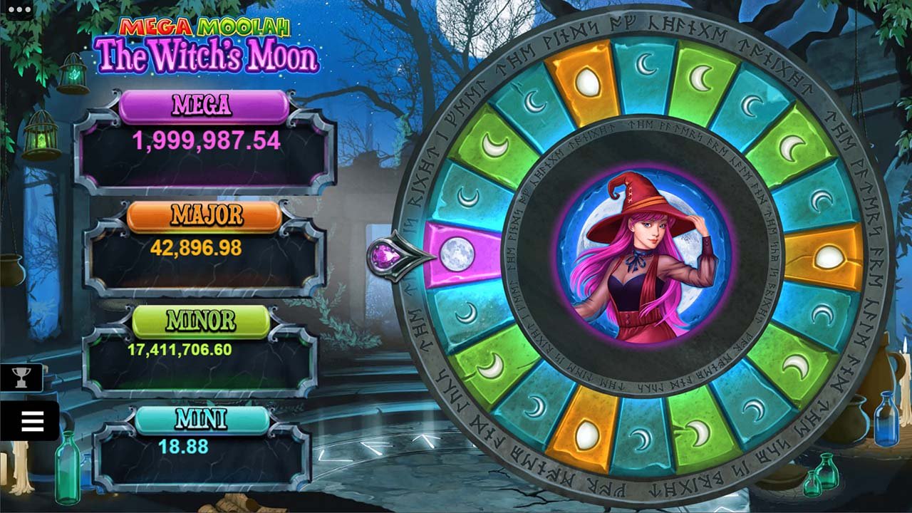 Mega Moolah The Witch’s Moon slot by Microgaming