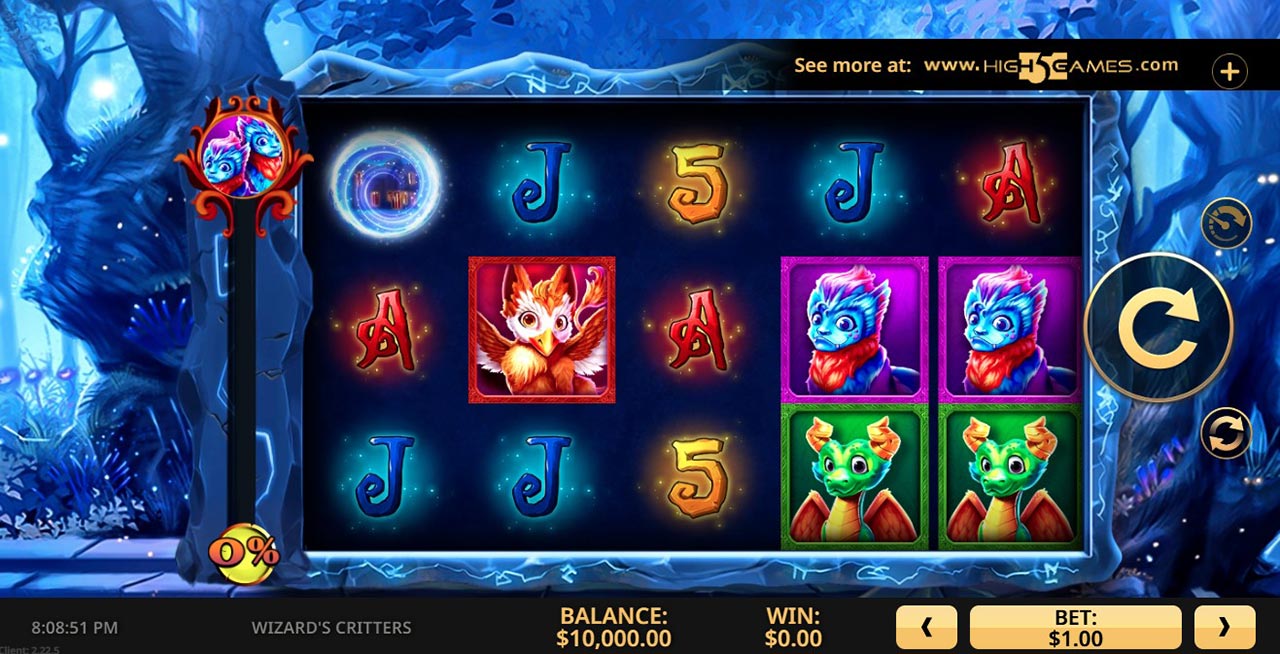 Wizard's Critters Slot