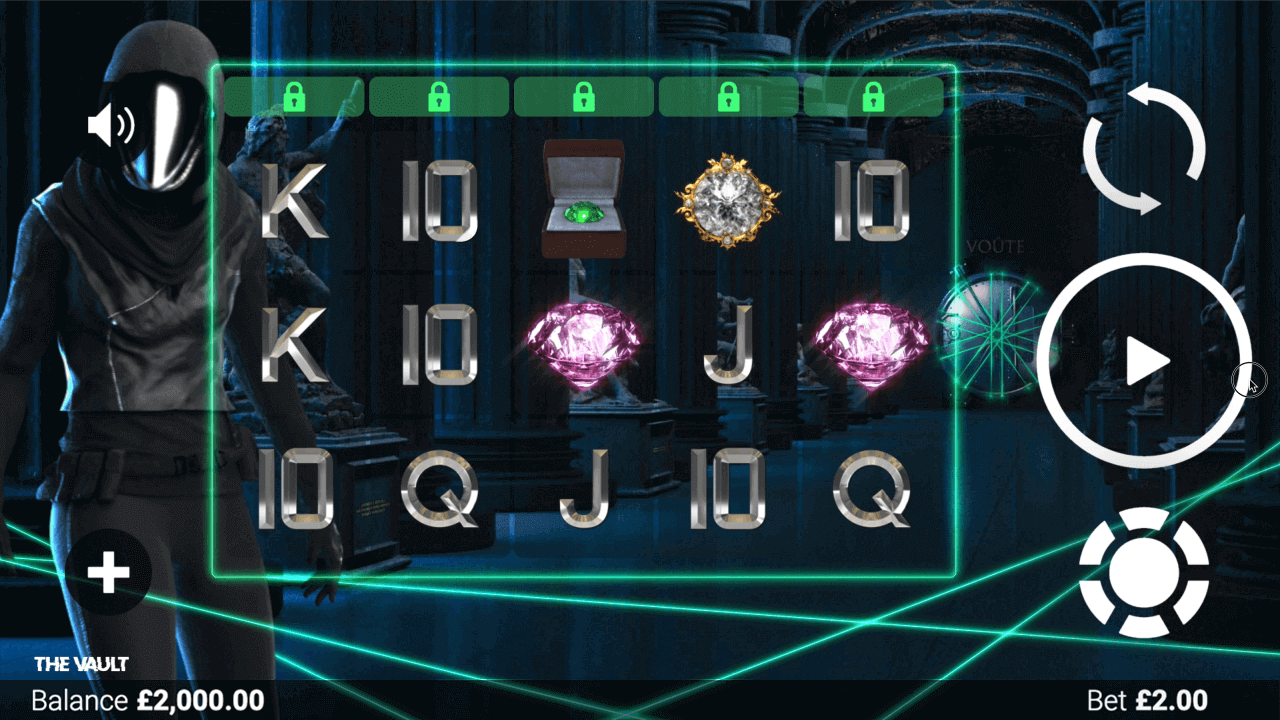 The Vault - Main Screen