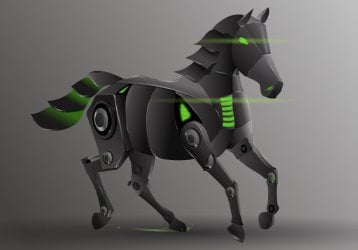 Virtual Horse Racing - robot horse