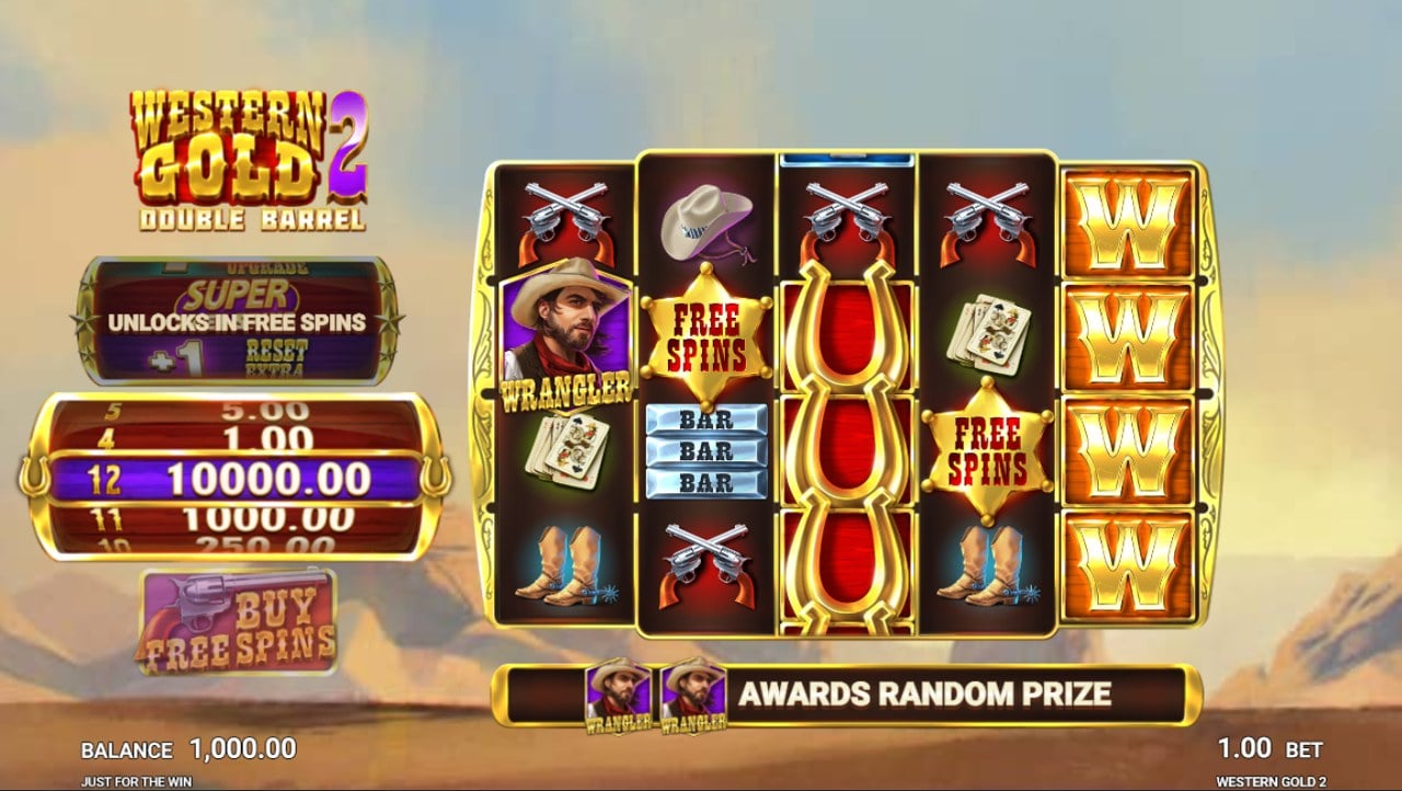 Western Gold 2 Double Barrel by Just For The Win