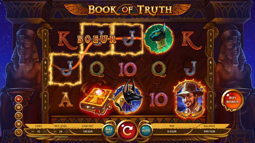 Book of Truth slot from TrueLab