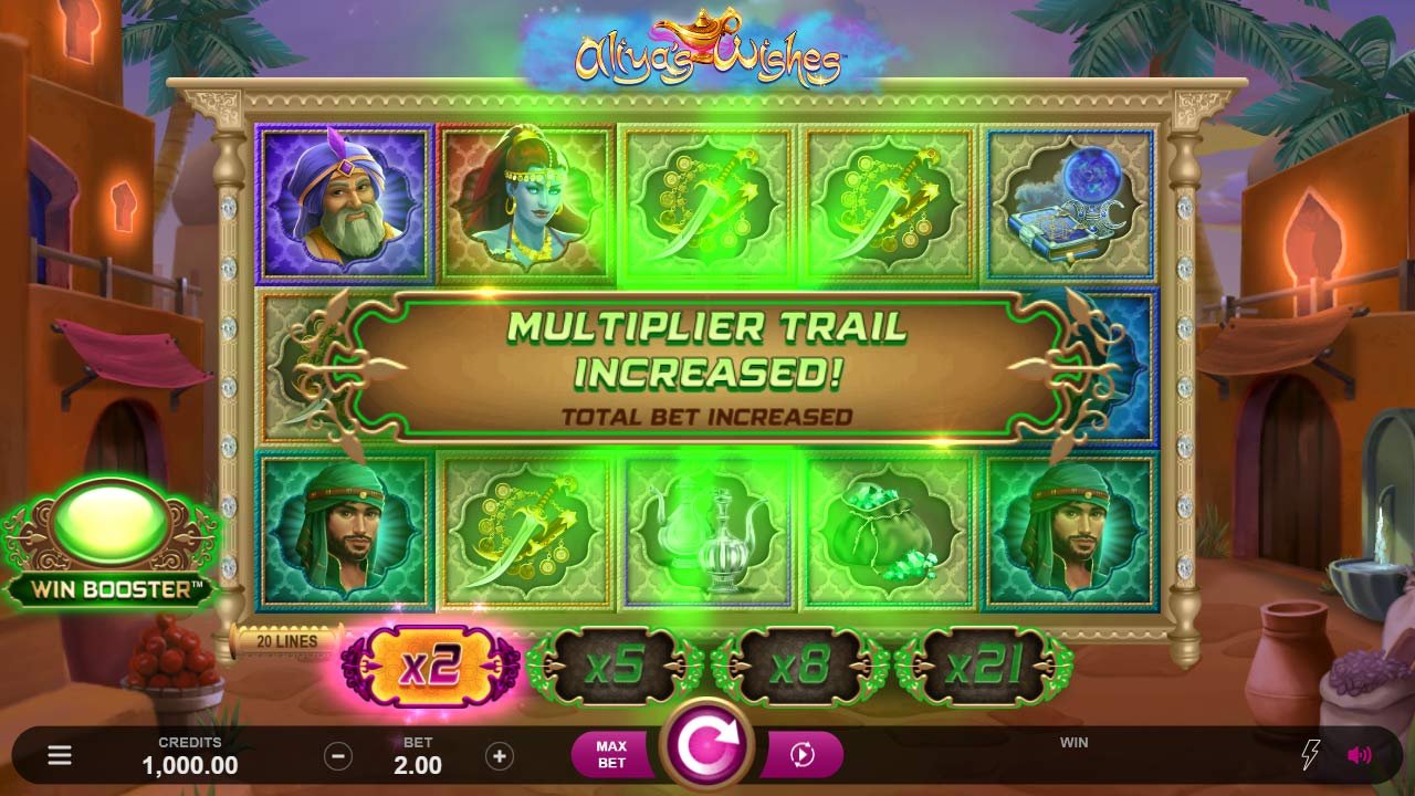 Aliyas Wishes - Win Booster feature