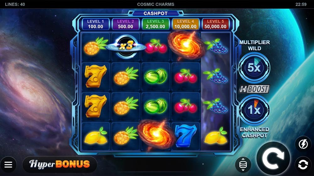 Cosmic Charms slot from Kalamba Games