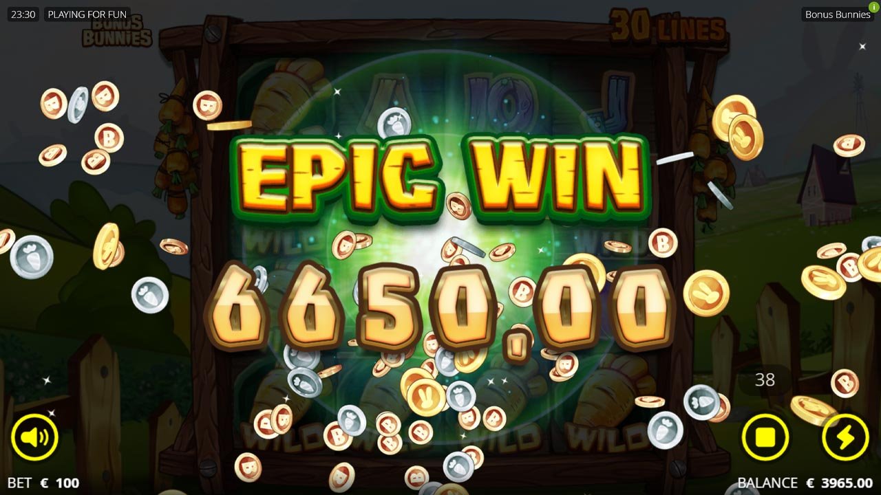 Bonus Bunnies slot - Epic Win
