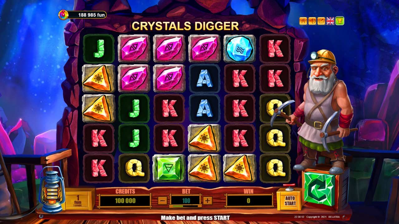 Crystals Digger by Belatra Games