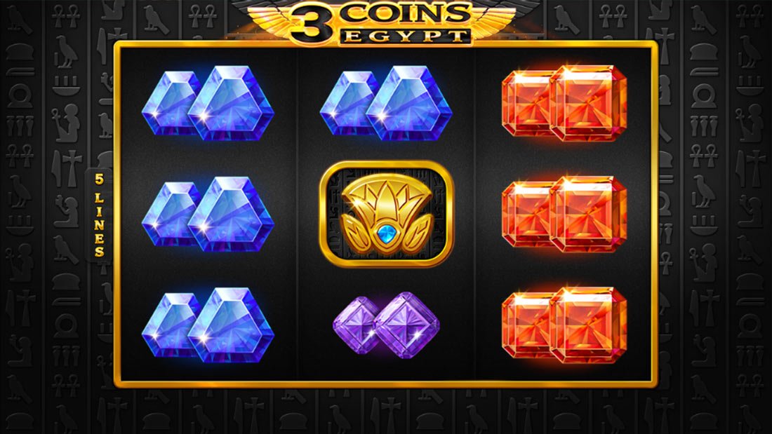 3 Coins Egypt Hold and Win by Booongo