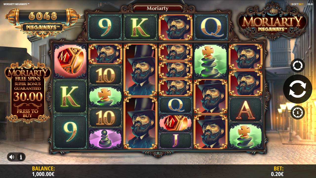 Moriarty Megaways slot