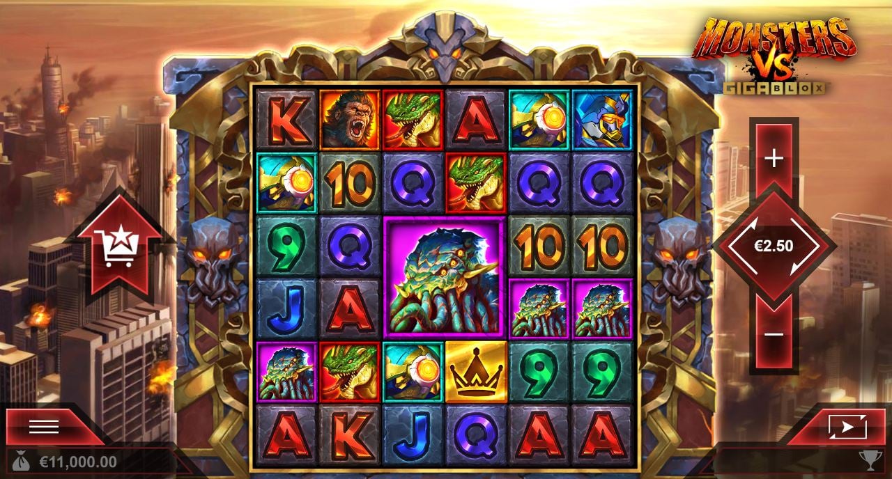 Monsters VS Gigablox Slot