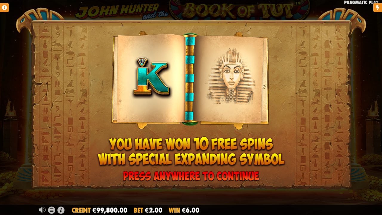 Special Symbol - John Hunter and the Book of Tut